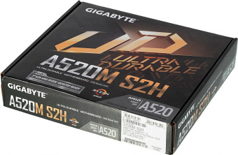 Материнская плата Gigabyte A520M S2H Soc-AM4 AMD A520 2xDDR4 mATX AC`97 8ch(7.1) GbLAN RAID+VGA+DVI+HDMI от магазина РЭССИ