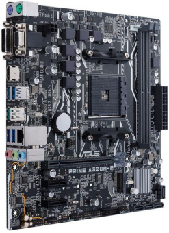 Материнская плата Asus PRIME A320M-E Soc-AM4 AMD A320 2xDDR4 mATX AC`97 8ch(7.1) GbLAN RAID+VGA+DVI+HDMI от магазина РЭССИ