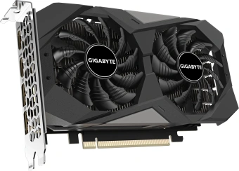 Видеокарта Gigabyte PCI-E 4.0 GV-N3050WF2OC-6GD NVIDIA GeForce RTX 3050 6Gb 96bit GDDR6 1477/14000 HDMIx2 DPx2 HDCP Ret от магазина РЭССИ