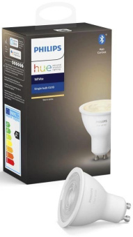 Умная лампа Philips Hue Single Bulb GU10 5.2Вт 400lm (упак.:1шт) (929001953505) от магазина РЭССИ