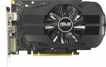 Видеокарта Asus PCI-E PH-GTX1650-O4GD6-P-EVO NVIDIA GeForce GTX 1650 4096Mb 128 GDDR6 1605/12000 DVIx1 HDMIx1 DPx1 HDCP Ret от магазина РЭССИ