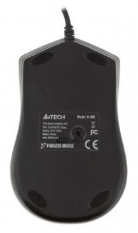 Мышь A4Tech V-Track Padless N-400 черный/красный оптическая (1000dpi) USB (3but) от магазина РЭССИ