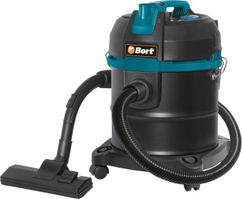 Строительный пылесос Bort BSS-1220 1200Вт (уборка: сухая/влажная) черный от магазина РЭССИ