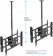 Кронштейн для телевизора Onkron N4L черный 32"-80" макс.112кг потолочный наклон от магазина РЭССИ