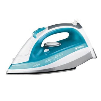 Утюг Vitek 1264-VT-02 2400Вт бирюзовый/белый от магазина РЭССИ