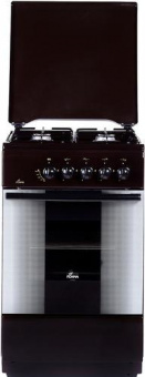 Плита Газовая Flama FG 2402 B коричневый реш.сталь от магазина РЭССИ