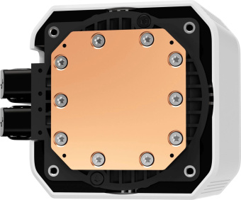 Система водяного охлаждения Deepcool Mystique 240 ARGB Soc-AM5/AM4/1200/1700/1851 белый 4-pin 36.49dB Al 1543gr Ret (R-LX240-WHDSNMCP-G-1) от магазина РЭССИ