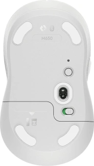 Мышь Logitech M650 белый/серый оптическая (4000dpi) беспроводная BT/Radio USB (4but) от магазина РЭССИ