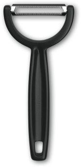 Овощечистка Victorinox Ypsoс лезвием двухсторон. черный упак.:европодвес (6.0963.3) от магазина РЭССИ