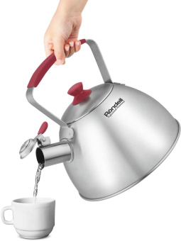 Чайник металлический Rondell Savvy RDS-1826 2.5л. стальной от магазина РЭССИ
