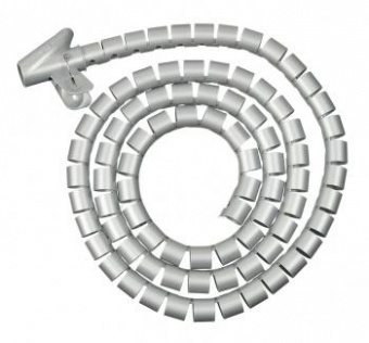 Кабельный органайзер Buro BHP CG252S Spiral Hose 25x2000mm Silver от магазина РЭССИ
