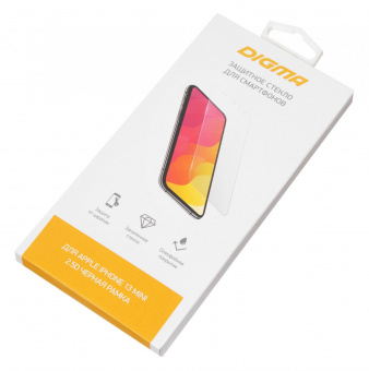 Защитное стекло для экрана Digma 2.5D для Apple iPhone 13 mini 2.5D 1шт. (DGG2AP13MA) от магазина РЭССИ