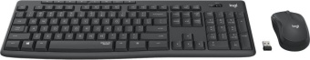 Клавиатура + мышь Logitech MK295 Silent Wireless Combo (Ru layout) клав:черный мышь:черный USB беспроводная (920-009807) от магазина РЭССИ