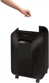 Шредер Fellowes PowerShred LX200 черный (секр.P-4) перекрестный 12лист. 22лтр. скрепки скобы пл.карты от магазина РЭССИ