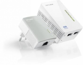 Сетевой адаптер Powerline TP-Link TL-WPA4220 KIT AV600 Fast Ethernet от магазина РЭССИ