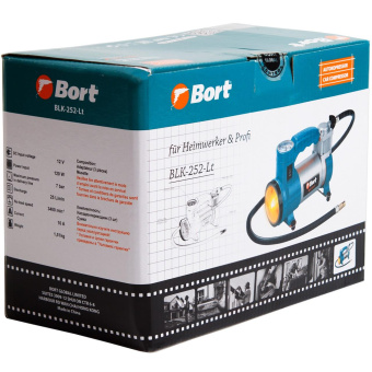 Автомобильный компрессор BORT BLK-252-Lt 91271099 от магазина РЭССИ