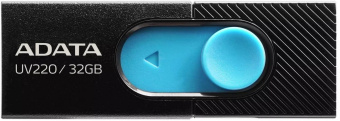 Флеш Диск A-Data 32Gb UV220 AUV220-32G-RBKBL USB2.0 черный/синий от магазина РЭССИ