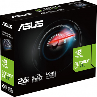 Видеокарта Asus PCI-E GT730-2GD3-BRK-EVO NVIDIA GeForce GT 730 2048Mb 64 DDR3 902/1800 DVIx1 HDMIx1 CRTx1 HDCP Ret от магазина РЭССИ