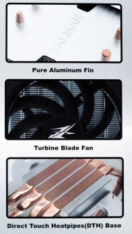 Устройство охлаждения(кулер) Zalman CNPS10X Performa ST Soc-AM4/1151/1200/2066 4-pin 16-27dB Al+Cu 180W 860gr Ret от магазина РЭССИ