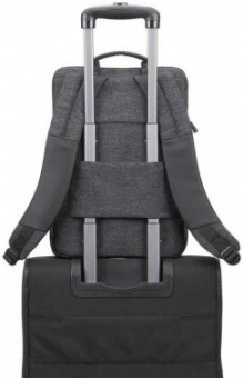 Рюкзак для ноутбука 15.6" Riva 8861 черный полиуретан/полиэстер от магазина РЭССИ