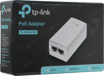 Инжектор TP-Link TL-POE2412G 2GE Passive PoE 24V 12W от магазина РЭССИ