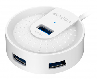 Разветвитель USB 3.0 A4Tech HUB-30 4порт. белый от магазина РЭССИ