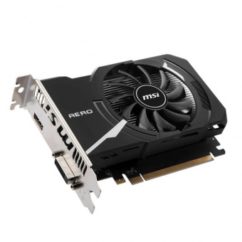 Видеокарта MSI PCI-E GT 1030 AERO ITX 4GD4 OC NVIDIA GeForce GT 1030 4096Mb 64 DDR4 1189/2100 HDMIx1 HDCP Ret от магазина РЭССИ