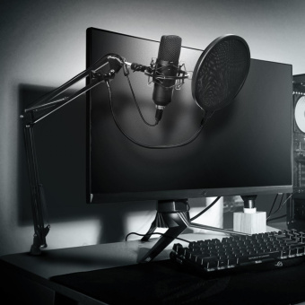 Микрофон проводной SunWind SW-SM400G 1.5м черный от магазина РЭССИ