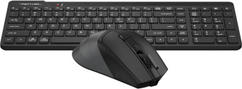 Клавиатура + мышь A4Tech Fstyler FG2400 Air2 клав:черный мышь:черный USB беспроводная slim (FG2400 AIR2 BLACK) от магазина РЭССИ
