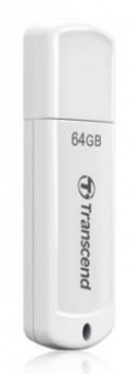 Флеш Диск Transcend 64Gb Jetflash 370 TS64GJF370 USB2.0 белый от магазина РЭССИ