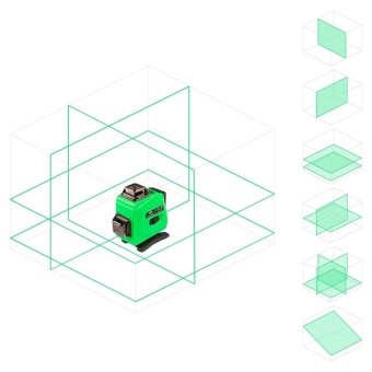 Лазерный нивелир AMO LN 4D-360-5 851704 от магазина РЭССИ
