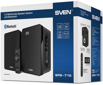 Колонки Sven АС SPS-710 2.0 черный 40Вт BT от магазина РЭССИ
