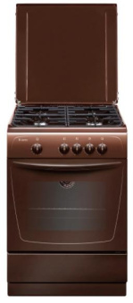 Плита Газовая Gefest CG 60MC6 K83 коричневый (металлическая крышка) реш.чугун от магазина РЭССИ