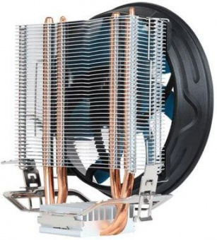 Устройство охлаждения(кулер) Aerocool Verkho 2 Plus Soc-AM5/AM4/1151/1200/1700 черный/синий 4-pin 18-27dB Al+Cu 115W 444gr Ret от магазина РЭССИ