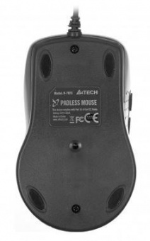 Мышь A4Tech V-Track Padless N-70FX черный оптическая (1600dpi) USB для ноутбука (7but) от магазина РЭССИ