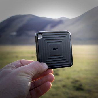 Накопитель SSD Silicon Power USB-C 2TB SP020TBPSDPC60CK PC60 1.8" черный от магазина РЭССИ