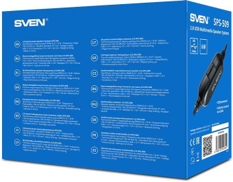 Колонки Sven SPS-509 2.0 черный 6Вт от магазина РЭССИ