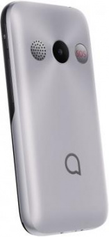 Мобильный телефон Alcatel 2019G серебристый моноблок 1Sim 2.4" 240x320 Thread-X 2Mpix GSM900/1800 GSM1900 FM microSD max32Gb от магазина РЭССИ