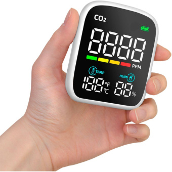 Измеритель концентрации углекислого газа СО2 МЕГЕОН 08050 с функцией термогигрометра к0000036992 от магазина РЭССИ