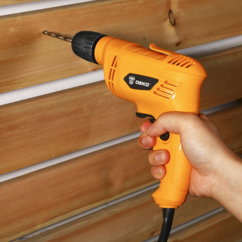 Дрель-шуруповерт Deko DKD600W 600Вт патрон:быстрозажимной (063-4181) от магазина РЭССИ