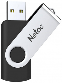 Флеш Диск Netac 32GB U505 NT03U505N-032G-20BK USB2.0 черный/серебристый от магазина РЭССИ