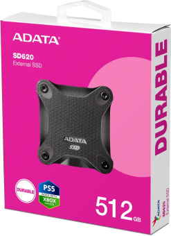 Накопитель SSD A-Data USB 3.1 512GB SD620-512GCBK SD620 2.5" черный от магазина РЭССИ