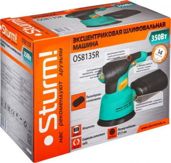 Эксцентриковая шлифовальная машина Sturm! OS8135R 350Вт от магазина РЭССИ