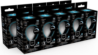Лампа светодиодная Gauss Filament 105202209-D 9Вт цок.:E27 шар 220B 4100K св.свеч.бел.ней. (упак.:10шт) от магазина РЭССИ