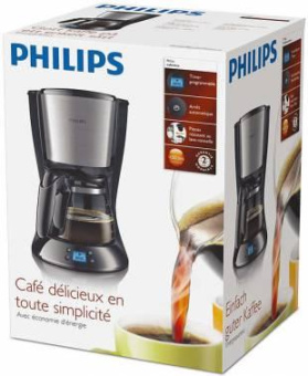 Кофеварка капельная Philips HD7459/20 1000Вт черный от магазина РЭССИ