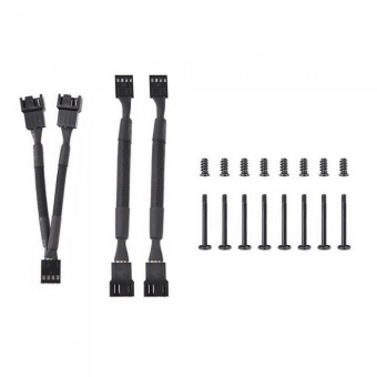 Вентилятор для корпуса Thermaltake Toughfan 12 120х120x25 черный 4-pin 22.3дБ (упак.:2шт) (CL-F082-PL12BL-A) Ret от магазина РЭССИ