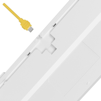 Клавиатура A4Tech Bloody S87 Energy механическая белый/желтый USB for gamer LED (S87 USB ENERGY WHITE) от магазина РЭССИ
