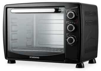 Мини-печь Starwind SMO2045 35л. 1500Вт черный/серебристый от магазина РЭССИ