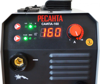 Сварочный аппарат Ресанта САИПА-160 инвертор FLUX/MIG-MAG 6.2кВт от магазина РЭССИ