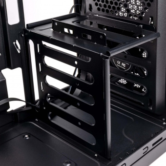 Корпус Hiper Combat черный без БП ATX 3x120mm 1xUSB2.0 1xUSB3.0 audio bott PSU от магазина РЭССИ